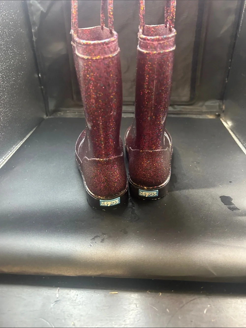 Zoogs glittery burgundy
